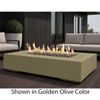 M&ouml;bius Encinitas Rectangular Concrete Gas Fire Pit - 57"