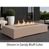 M&ouml;bius Encinitas Rectangular Concrete Gas Fire Pit - 57"