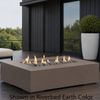 M&ouml;bius Encinitas Rectangular Concrete Gas Fire Pit - 57"