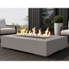 M&ouml;bius Encinitas Rectangular Concrete Gas Fire Pit - 57"