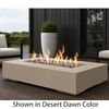 M&ouml;bius Encinitas Rectangular Concrete Gas Fire Pit - 57"