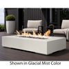 M&ouml;bius Encinitas Rectangular Concrete Gas Fire Pit - 57"