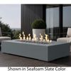 M&ouml;bius Encinitas Rectangular Concrete Gas Fire Pit - 57"