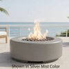 M&ouml;bius Oceanside Round Concrete Gas Fire Pit - 36"