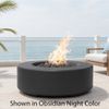 M&ouml;bius Oceanside Round Concrete Gas Fire Pit - 36"