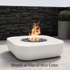 M&ouml;bius Montecito Square Concrete Gas Fire Pit - 36"