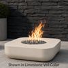 M&ouml;bius Montecito Square Concrete Gas Fire Pit - 36"