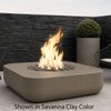 M&ouml;bius Montecito Square Concrete Gas Fire Pit - 36"