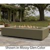 M&ouml;bius Encinitas Rectangular Concrete Gas Fire Pit - 69"