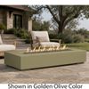 M&ouml;bius Encinitas Rectangular Concrete Gas Fire Pit - 69"