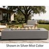 M&ouml;bius Encinitas Rectangular Concrete Gas Fire Pit - 69"