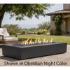 M&ouml;bius Encinitas Rectangular Concrete Gas Fire Pit - 69"