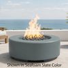 M&ouml;bius Oceanside Round Concrete Gas Fire Pit - 36"