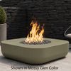 M&ouml;bius Montecito Square Concrete Gas Fire Pit - 36"