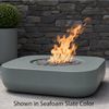 M&ouml;bius Montecito Square Concrete Gas Fire Pit - 36"