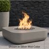 M&ouml;bius Montecito Square Concrete Gas Fire Pit - 36"