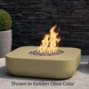 M&ouml;bius Montecito Square Concrete Gas Fire Pit - 36"