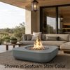 M&ouml;bius Montecito Square Concrete Gas Fire Pit - 46"