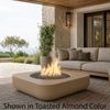 M&ouml;bius Montecito Square Concrete Gas Fire Pit - 46"