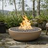 M&ouml;bius La Jolla Round Concrete Gas Fire Bowl - 46"