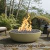 Mobius La Jolla Round Concrete Gas Fire Bowl - 46"