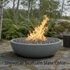 Mobius La Jolla Round Concrete Gas Fire Bowl - 46"