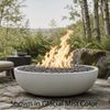 M&ouml;bius La Jolla Round Concrete Gas Fire Bowl - 46"