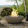 M&ouml;bius La Jolla Round Concrete Gas Fire Bowl - 46"