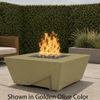 M&ouml;bius Balboa Square Concrete Gas Fire Pit - 36"