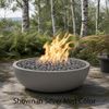 Mobius La Jolla Round Concrete Gas Fire Bowl - 46"