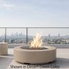 M&ouml;bius Oceanside Round Concrete Gas Fire Pit - 46"