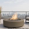 M&ouml;bius Oceanside Round Concrete Gas Fire Pit - 46"