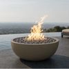 Mobius La Jolla Round Concrete Gas Fire Bowl - 36"