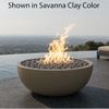 M&ouml;bius La Jolla Round Concrete Gas Fire Bowl - 36"