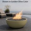 Mobius La Jolla Round Concrete Gas Fire Bowl - 36"