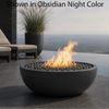 Mobius La Jolla Round Concrete Gas Fire Bowl - 36"