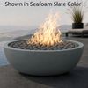 M&ouml;bius La Jolla Round Concrete Gas Fire Bowl - 36"