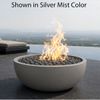 Mobius La Jolla Round Concrete Gas Fire Bowl - 36"