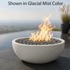 M&ouml;bius La Jolla Round Concrete Gas Fire Bowl - 36"