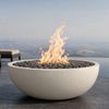 Mobius La Jolla Round Concrete Gas Fire Bowl - 36"