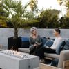 HPC Fire Dekko Avera Match Lit Gas Fire Pit - 60"