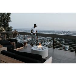 HPC Fire Dekko Belmont Electronic Gas Fire Pit - 36"