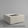 M&ouml;bius Encinitas Square Concrete Gas Fire Pit - 36"