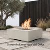 M&ouml;bius Encinitas Square Concrete Gas Fire Pit - 36"
