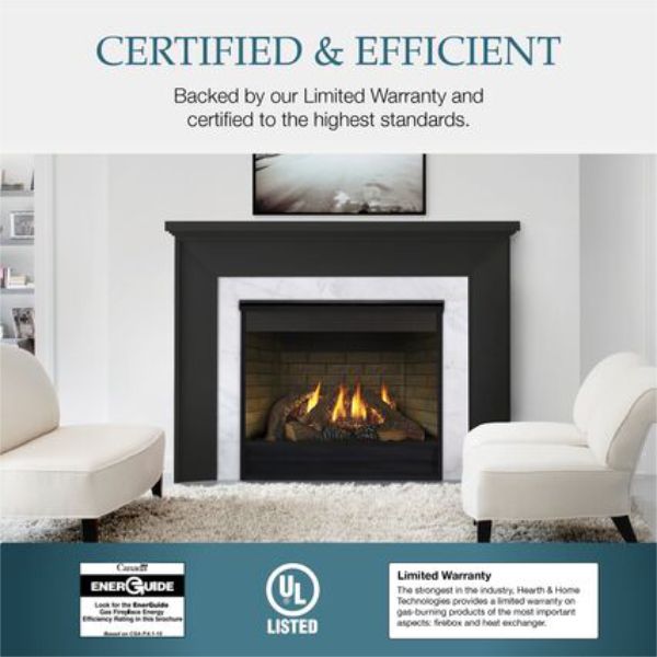 Majestic MDV3732 Direct Vent Fireplace with IntelliFire