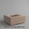 M&ouml;bius Encinitas Square Concrete Gas Fire Pit - 36"