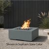 M&ouml;bius Encinitas Square Concrete Gas Fire Pit - 36"
