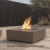 M&ouml;bius Encinitas Square Concrete Gas Fire Pit - 36"
